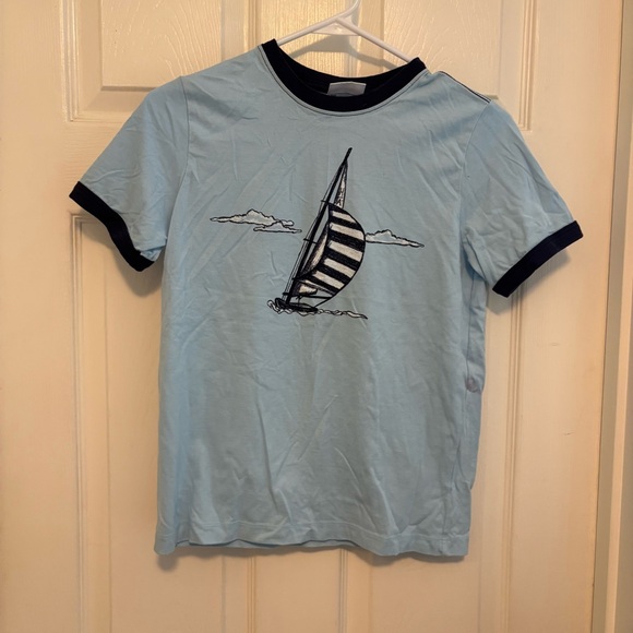 Hanna Andersson Other - Hanna Andersson 140 (10) Blue Sailboat Kids T-Shirt